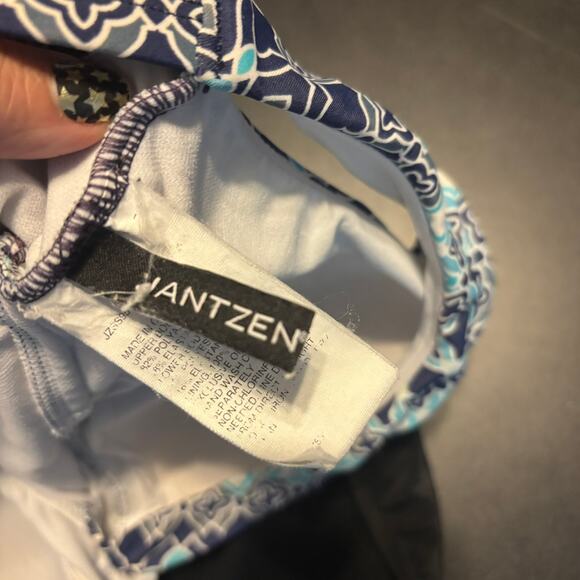 Jantzen One Piece Women's Size 14 Swimsuit Tummy Control Multicolored - Picture 6 of 7